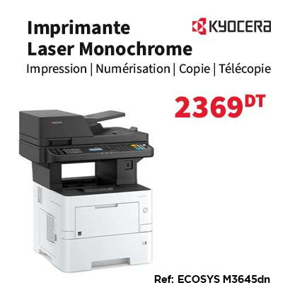 Imprimante Laser Monochrome KYOCERA Ecosys M3645dn 4en1