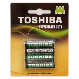 TOSHIBA BLISTER DE 4 PILES...