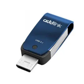 Flash Disque USB Addlink 16Go 2en1 OTG USB 3.1 - Bleu