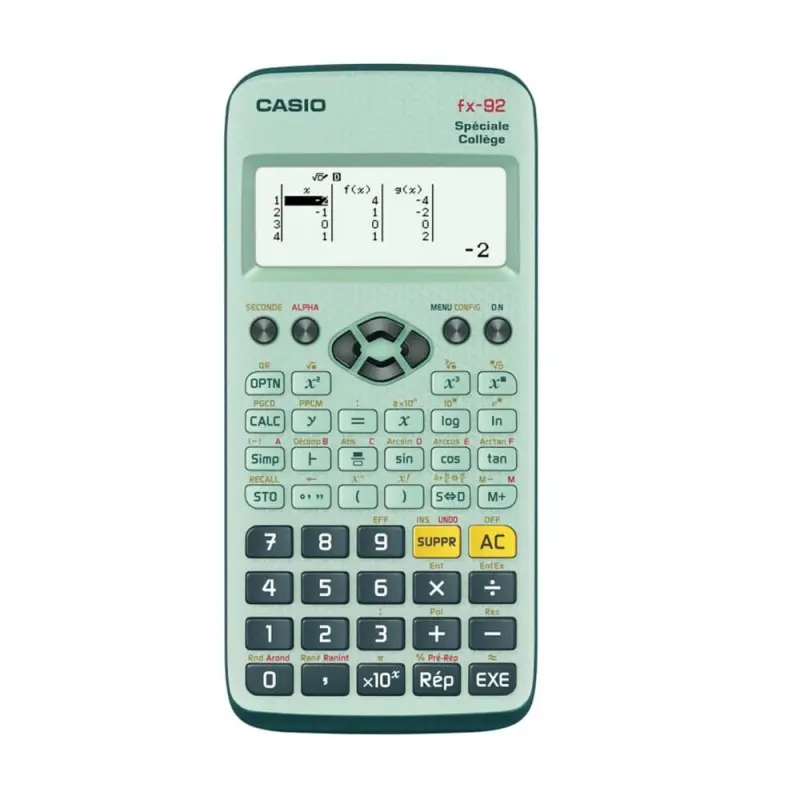 Calculatrice scientifique fx-92+ Spéciale collège CASIO