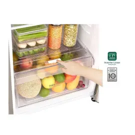 Réfrigérateur No Frost LG avec compresseur linéaire inverter 358 L - Silver