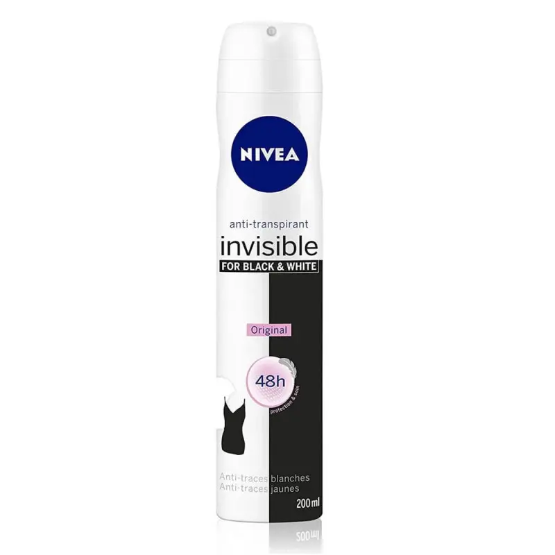 Déodorant pour Femme Nivea Black & White Clear - 200ml