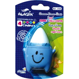 Gomme et taille crayon Aladin