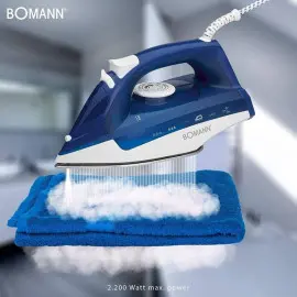 Fer à repasser Bomann 2200 W - Bleu