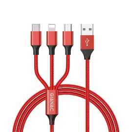 Câble charge LDFEN 1m XUD7 V8 - Rouge