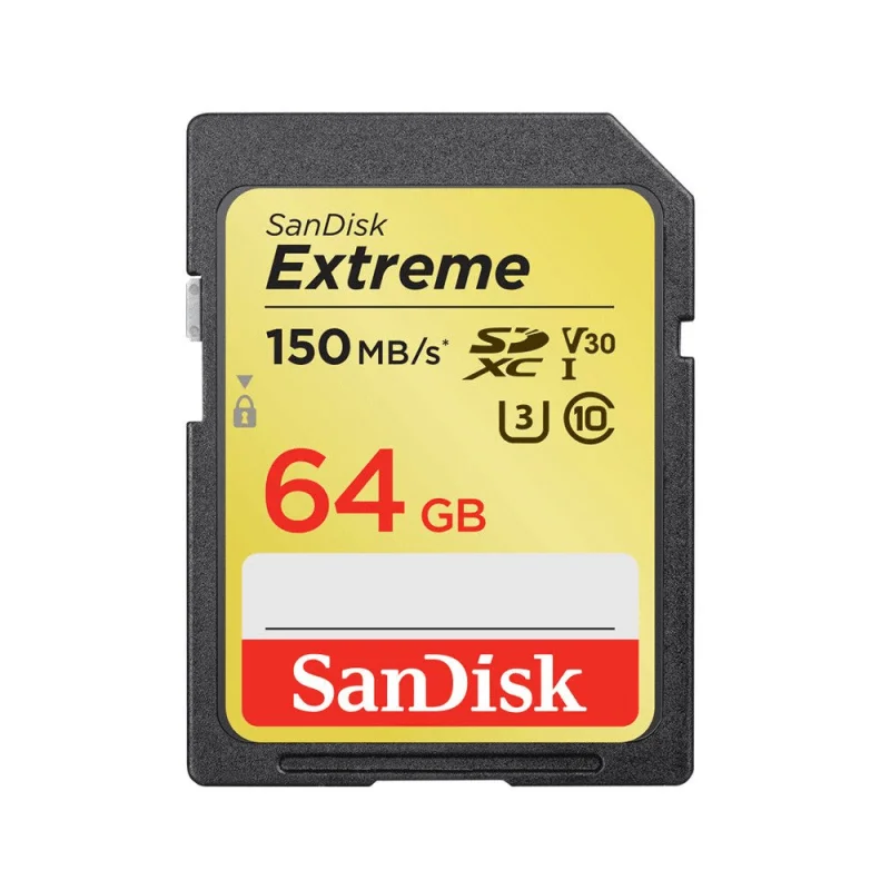 Carte mémoire SanDisk 64 Go Extreme UHS-I SDHC