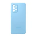 Silicone Cover pour smartphone Samsung A72 - Bleu