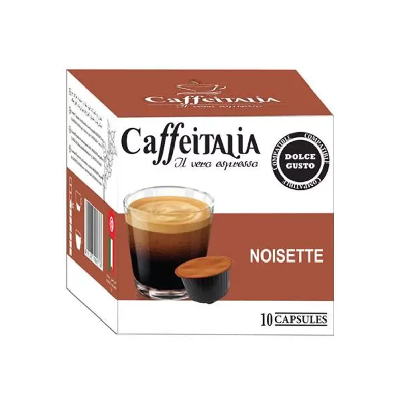 Paquet De 10 Capsules Caffeitalia Noisette
