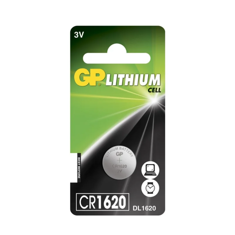 Pile bouton CR 1620 lithium GP Batteries 3 V 1 pc(s)