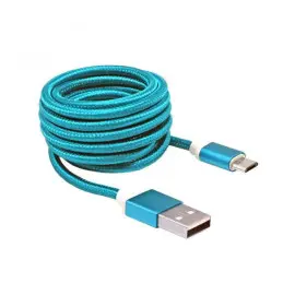 Cable micro USB Sbox M/M 1M - Bleu