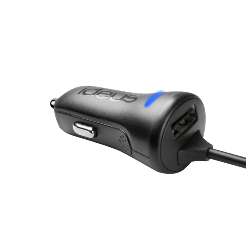 Chargeur de voiture Ideus avec port USB et connecteur USB C incorporé - Pas  cher