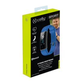 Montre Connecté Fitness Celly Tracker HR mini V2 - Bleu