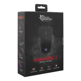 Souris Gaming White Shark GM-5006 Hannibal-2 Noir