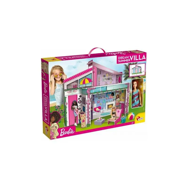 Poupée et maison de poupée Barbie, ensemble de jeu portable à 1