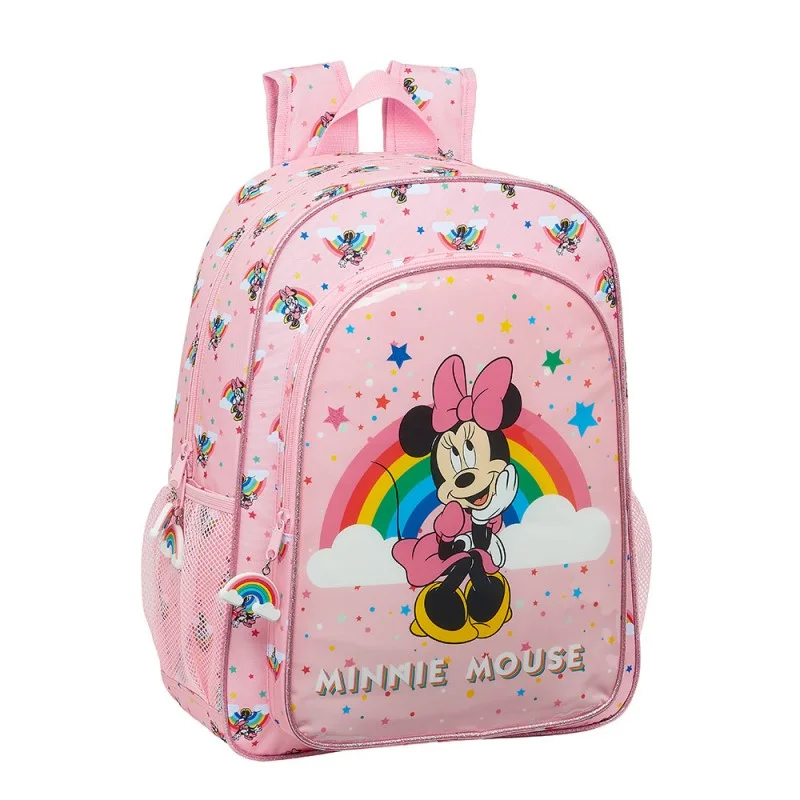 SAC À DOS 42 CM MINNIE MOUSE RAINBOW