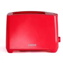 LIVOO GRILLE PAIN 750W -ROUGE