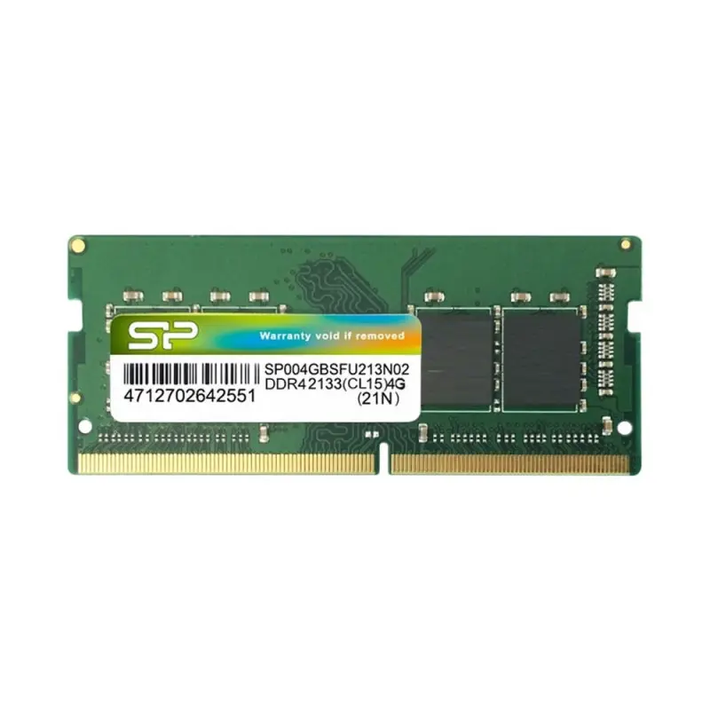 Barrette Mémoire SO-UDIMM Silicon Power DDR4 4GO - 2400MHZ
