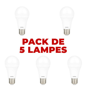 PACK DE 5 LAMPES TORNADO 7W...