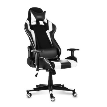 Chaise PILOTE GAMING - BLANC