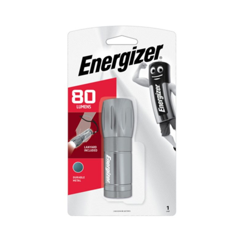 Torche ENERGIZER Metal MLH32 + 3AAA 80 Lumens