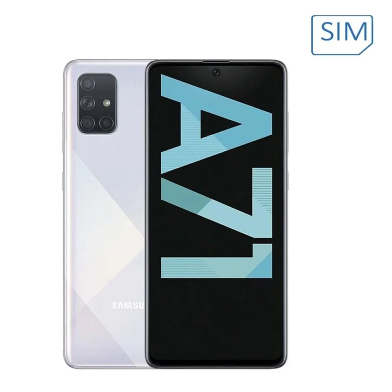 Smartphone Samsung Galaxy A71 Silver vente en ligne au meilleur prix Tunisie