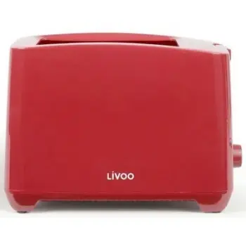 GRILL PAIN LIVOO 750 W ROUGE