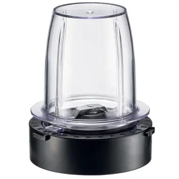 BLENDER KENWOOD 1000W AVEC 3 MOULINS PLASTIQUE - NOIR & INOX