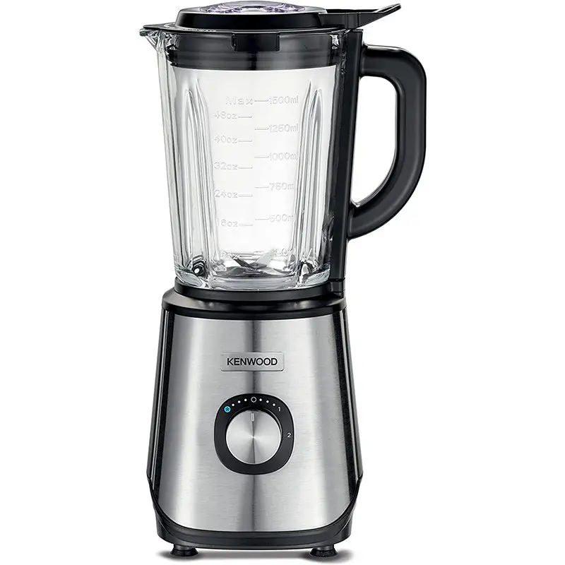 BLENDER KENWOOD 1000W AVEC 3 MOULINS PLASTIQUE - NOIR & INOX