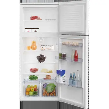 Refrigirateur-congélateur BEKO Statique 450 L Double portes RDSE450K20W - Blanc