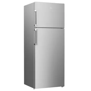 Refrigirateur-Congélateur BEKO Statique 510 L Double portes RDSE510M21S - Silver
