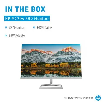 Ecran HP 2H1A4AS - 27" Full HD IPS - Blanc