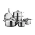 SET 10 PIECES INOX Alfa avec Couscoussier Korkmaz - A1998