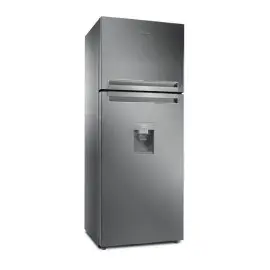 Réfrigérateur No Frost AQUA 6éme Sens Whirlpool avec distributeur d'eau 442L - Inox