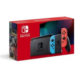 Nintendo Switch avec Joy‑Con (bleu fluo et rouge fluo)