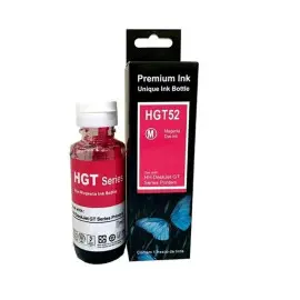 Bouteille d'encre adaptable HP GT52 70ml - Magenta