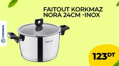 FAITOUT KORKMAZ NORA A2993 24CM -INOX