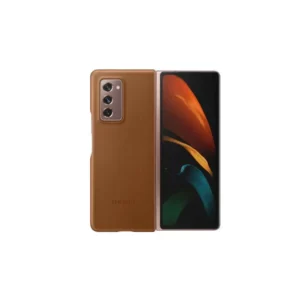 ÉTUI EN CUIR GALAXY Z FOLD2 CUIR MARRON