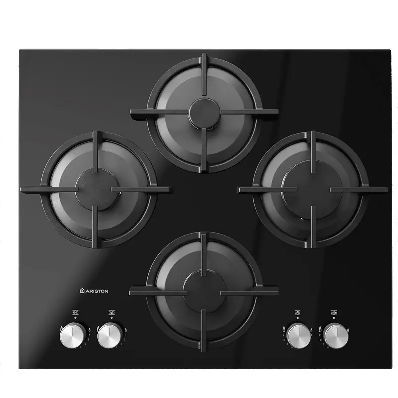 PLAQUE DE CUISSON ENCASTRABLE ARISTON AGS61SBK 4 FEUX 60CM NOIR