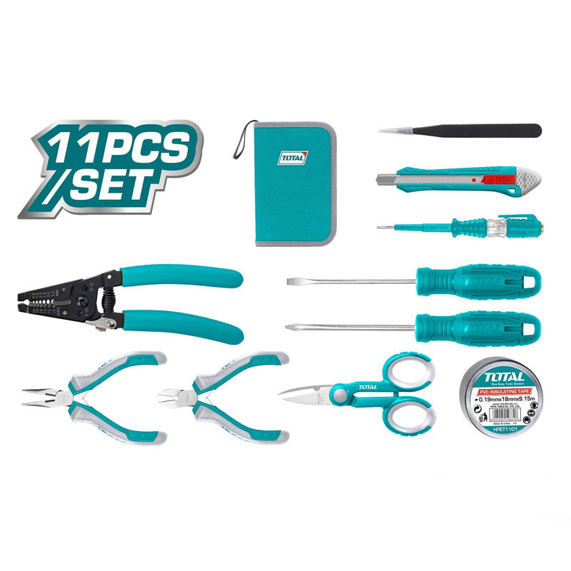 Trousse d'électricien - Ensemble d'outils 11 pièces