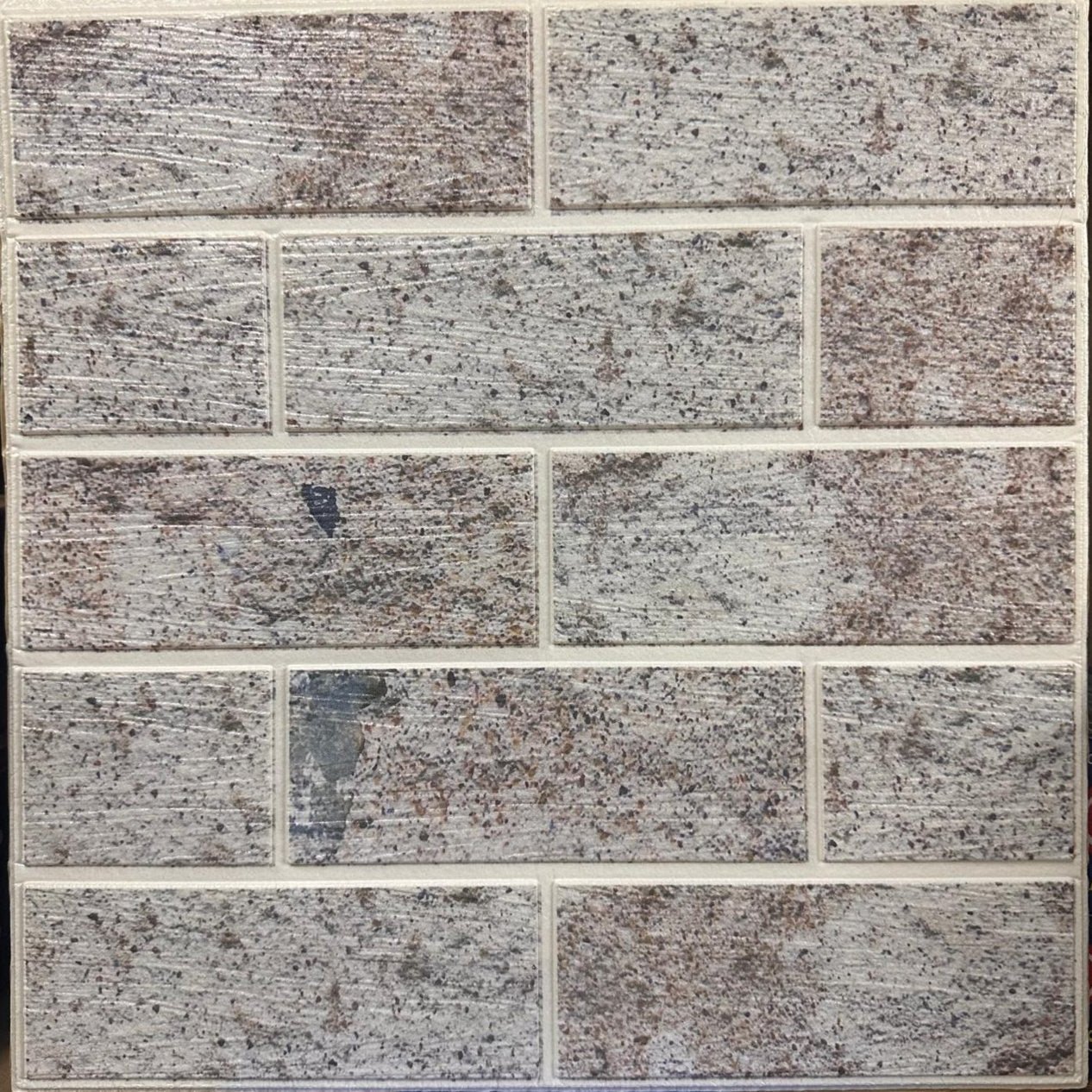 Lot de 10 Panneaux Mural Adhésif - Imitation pierre naturelle 3D - 35*