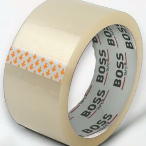 BOSS TAPE Ruban adhésif d'emballage pour cartons, Scotch acrylique tra
