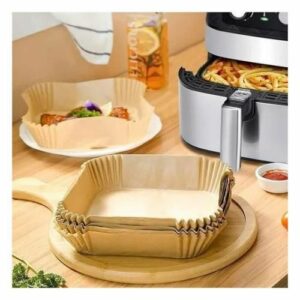 Papier Cuisson Air Fryer - 17cm Carrée