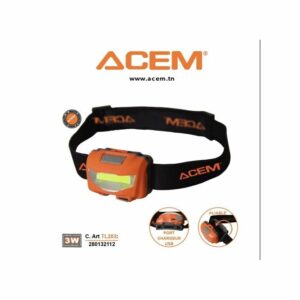Lampe frontale - rechargeable - Cob Led- USB - 3 W - TL203