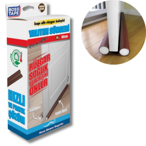 BOSS TAPE Boudin de Porte Isolant Froid, avec Double Joint en simili C