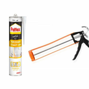 Silicone universel Transparent avec Pistolet - 280 ml