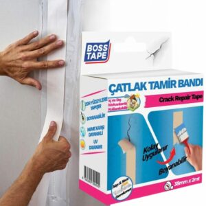 BOSS TAPE Ruban de réparation fissures et mur a peindre 38mmx2m
