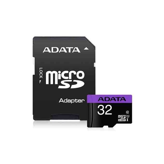 Carte Mémoire ADATA 32GO Class 10 Avec Adaptateur