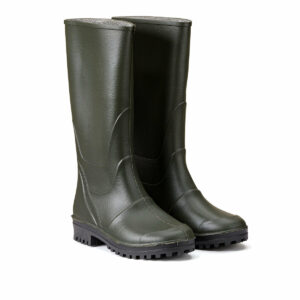 Bottes de pluie en caoutchouc vert
