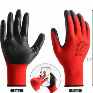 Gants de manutention pour tous travaux en nitrile, Gants de jardinage