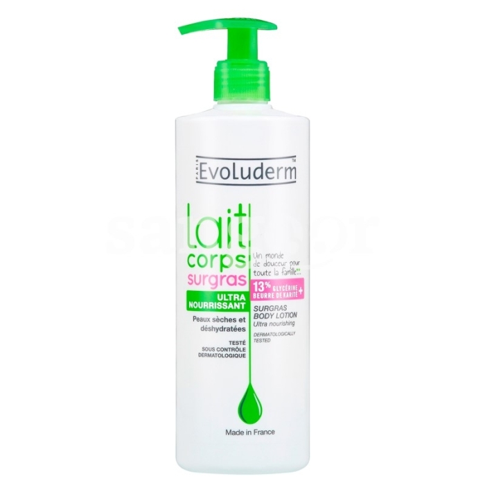 Evoluderm Lait Corps Surgras Ultra Nourrissant 500 ml